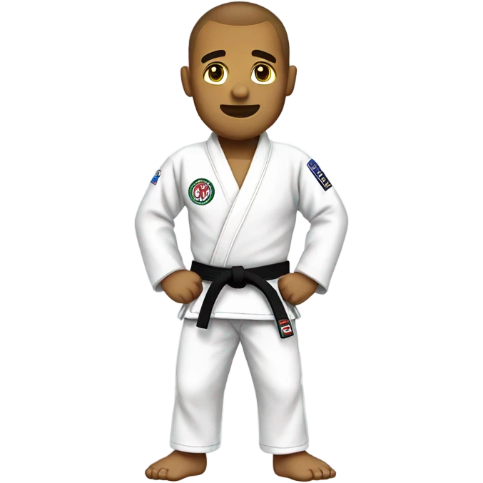 Brazilian jiu-jitsu emoji