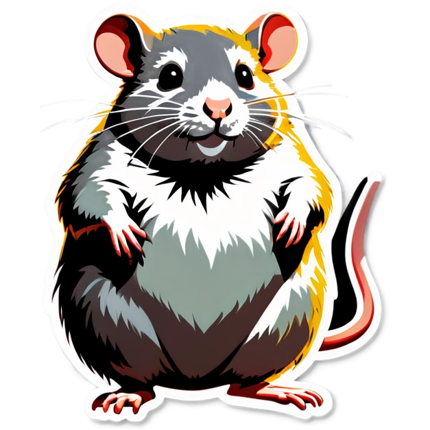 Fat rat  emoji