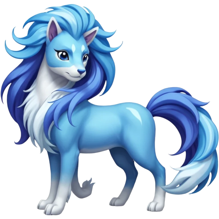 Pokemon  legendary Suicune emoji