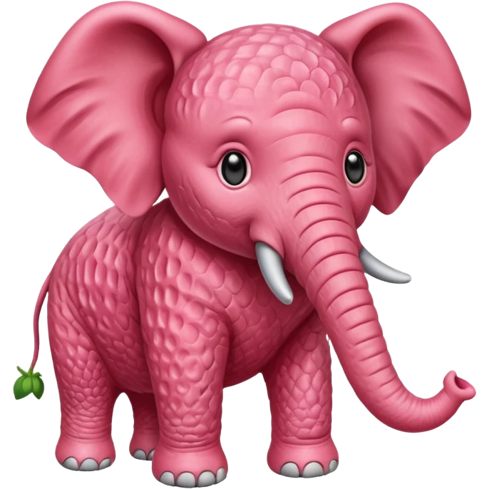 Eu quero um elevante de morango emoji