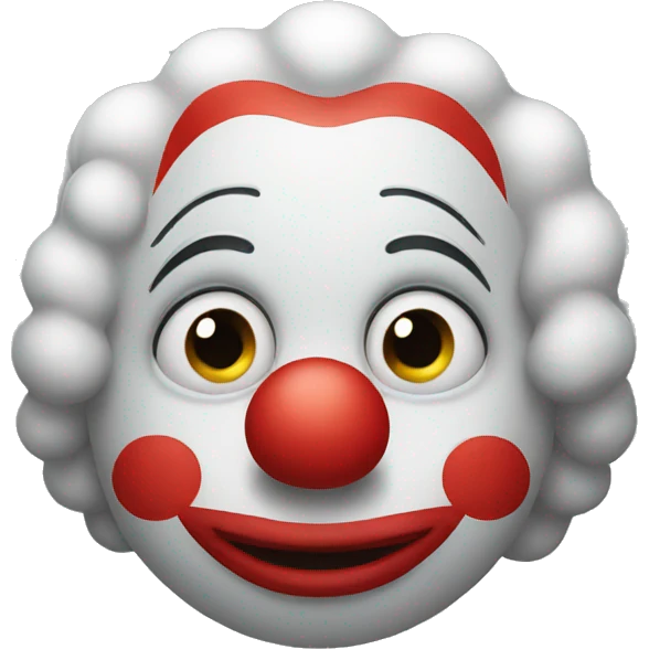 sad clown emoji