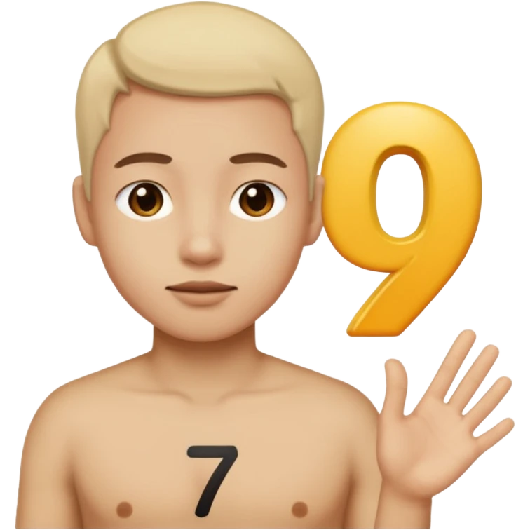 A personas with 6 and 7 emoji