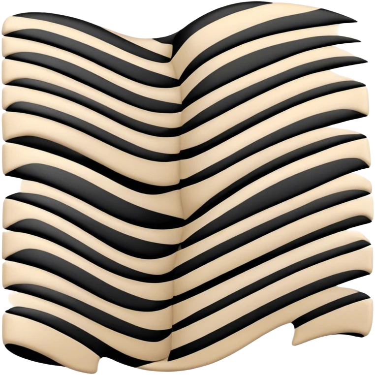 Black & beige emoji