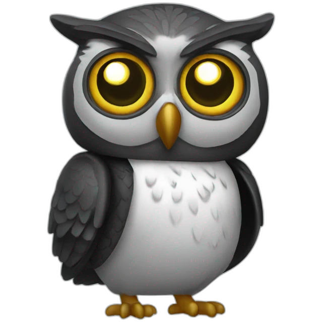 James Bond owl emoji