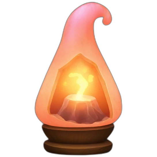 Spooky salt lamp emoji