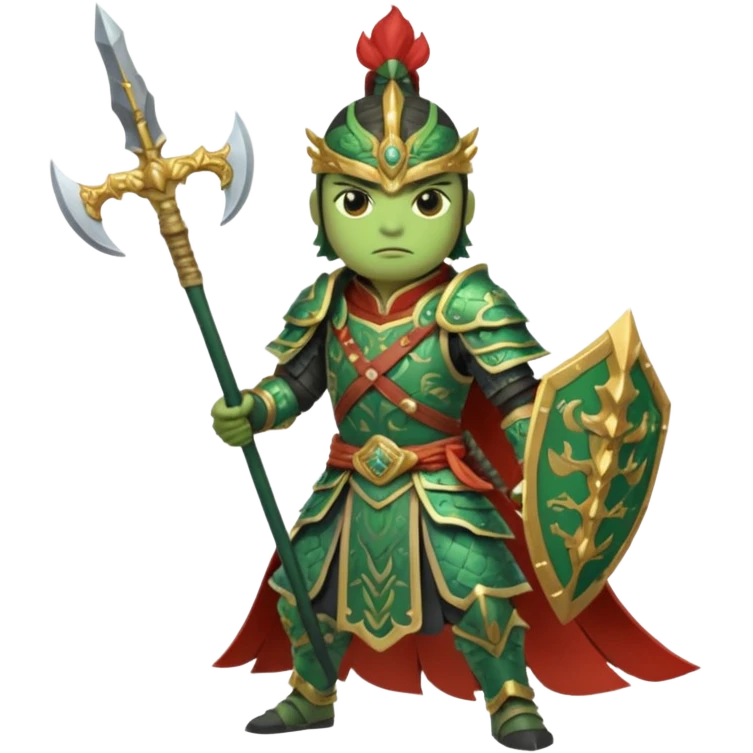 Pepe as Lu bu from 3 kingdoms emoji