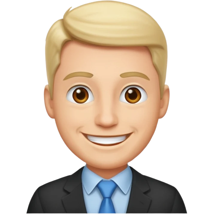 happy male boss emoji