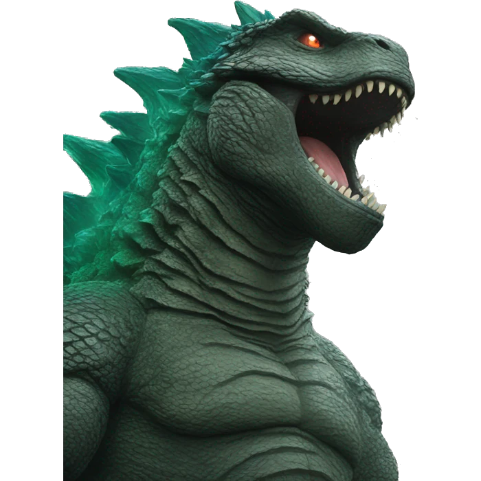 Godzilla saying thank you  emoji