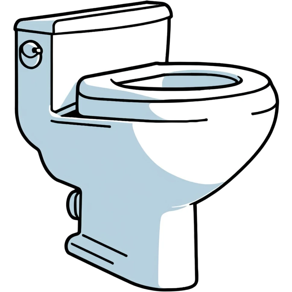 On the toilet emoji