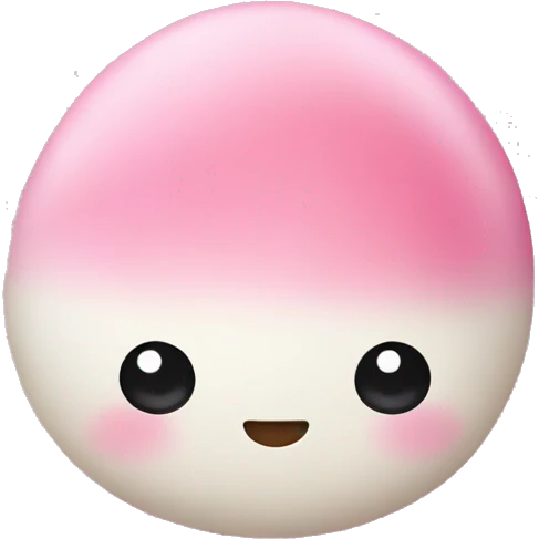pink mochi  emoji