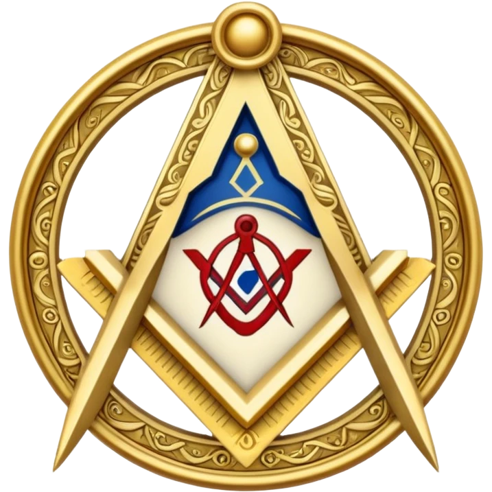 Masonic square and compass g emoji