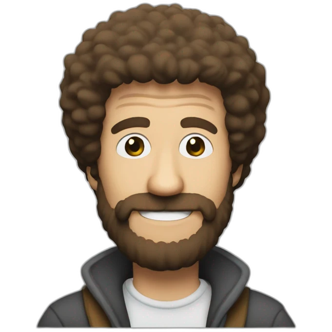 bob ross burglar emoji