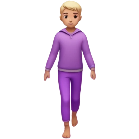 
A small figure walks across a glowing bridge, holding soft pink and purple orbs in each hand—symbolizing compassion and forgiveness. A gentle heart aura trails behind them, showing healing in motion. emoji
