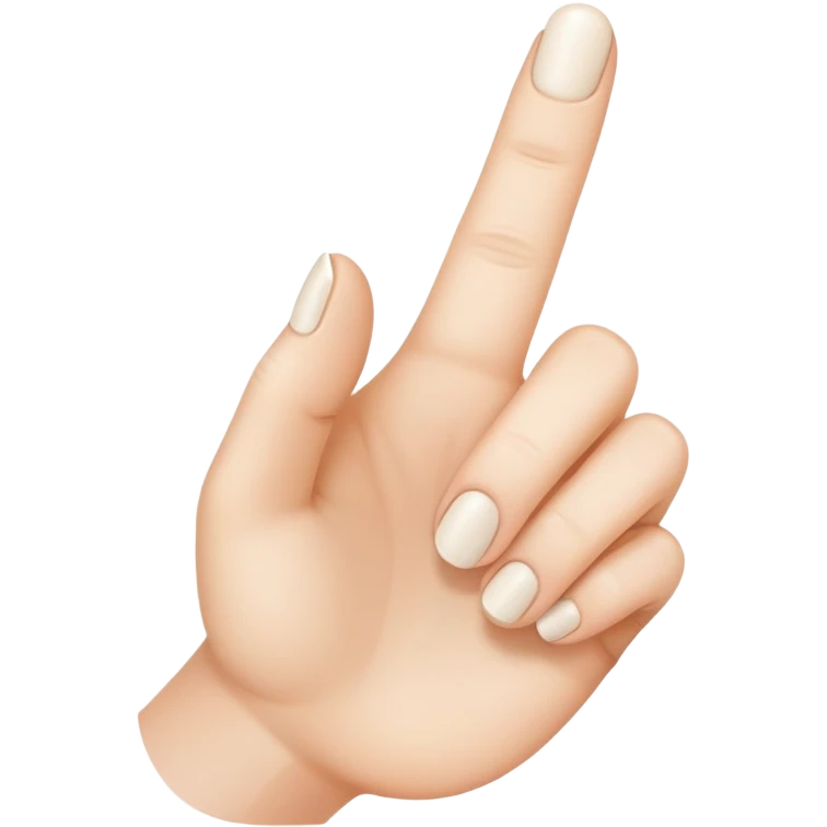 1 finger, 2 fingers, 3 fingers, 4 fingers, 5 fingers emoji