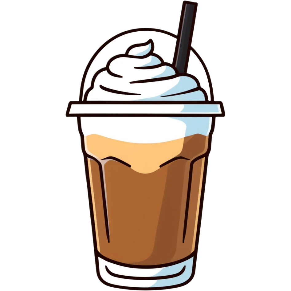 Ice coffee  emoji