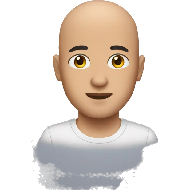 Bald  emoji
