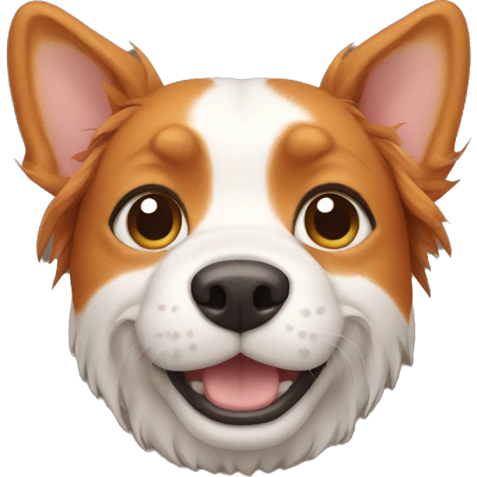 Ginger dog emoji