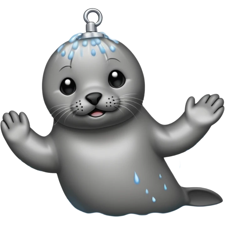 Seal in the shower emoji