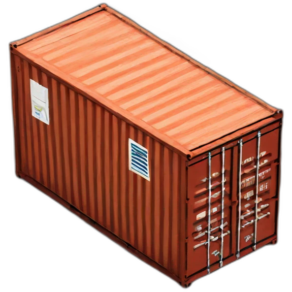 shipping container emoji