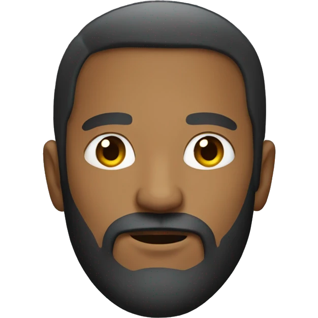 bold man with beard emoji
