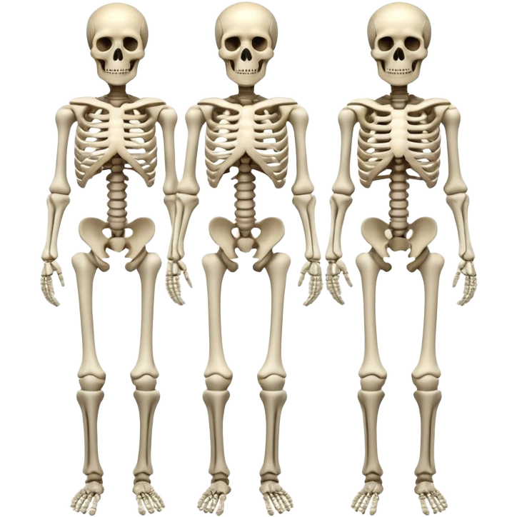 Human skeleton image full image  emoji