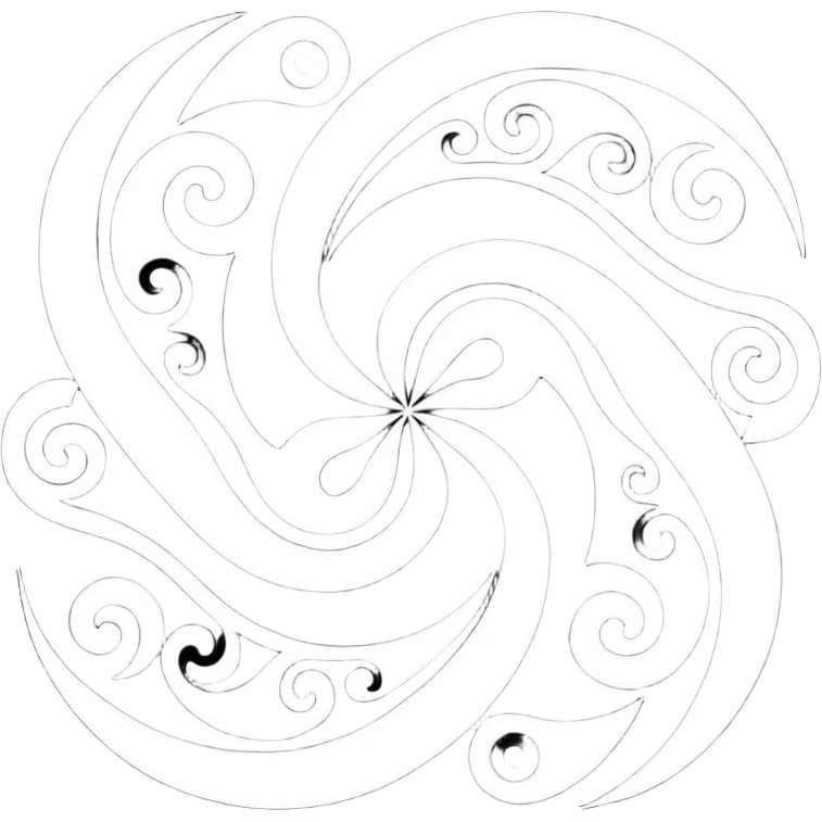 Unity Māori koru design at top emoji