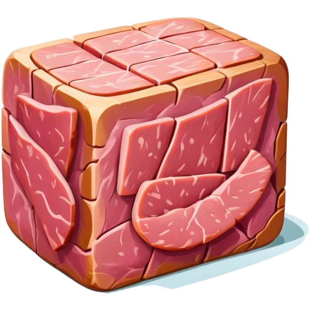 picasso abstract art SPAM MEAT painting emoji