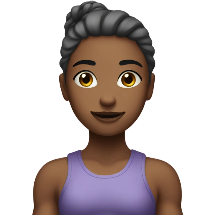 Girl with muscles ￼ emoji