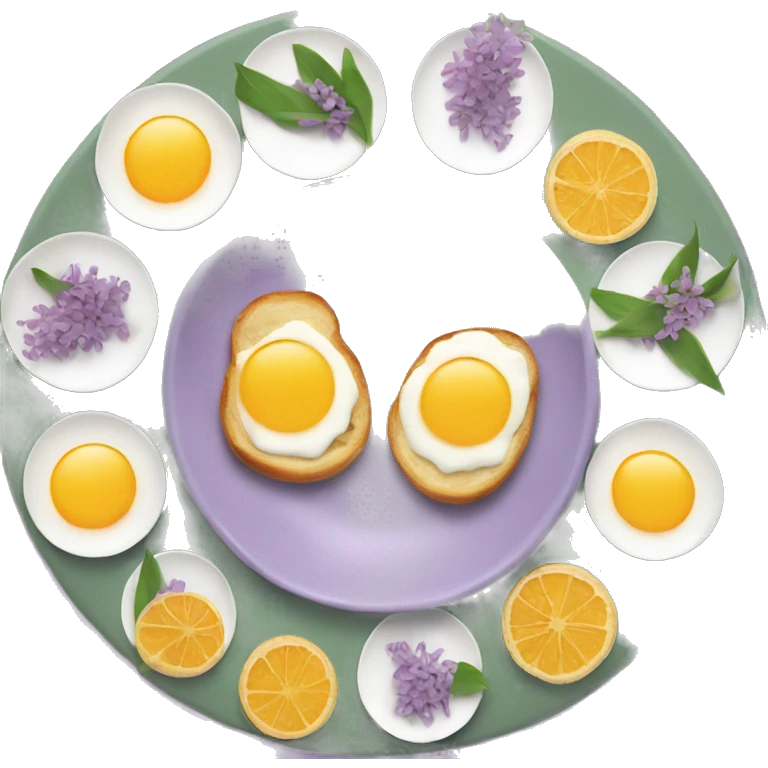 brunch of liliac emoji