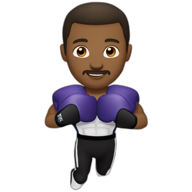 Adonis Creed qui ne comprends pas quelque chose et se tape la tête  emoji