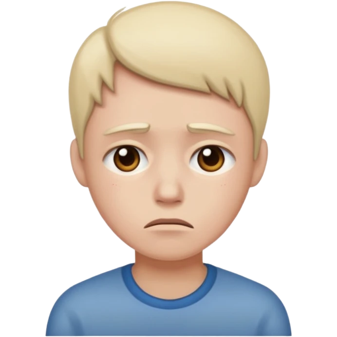 Sad and heartbroken and miserable  emoji
