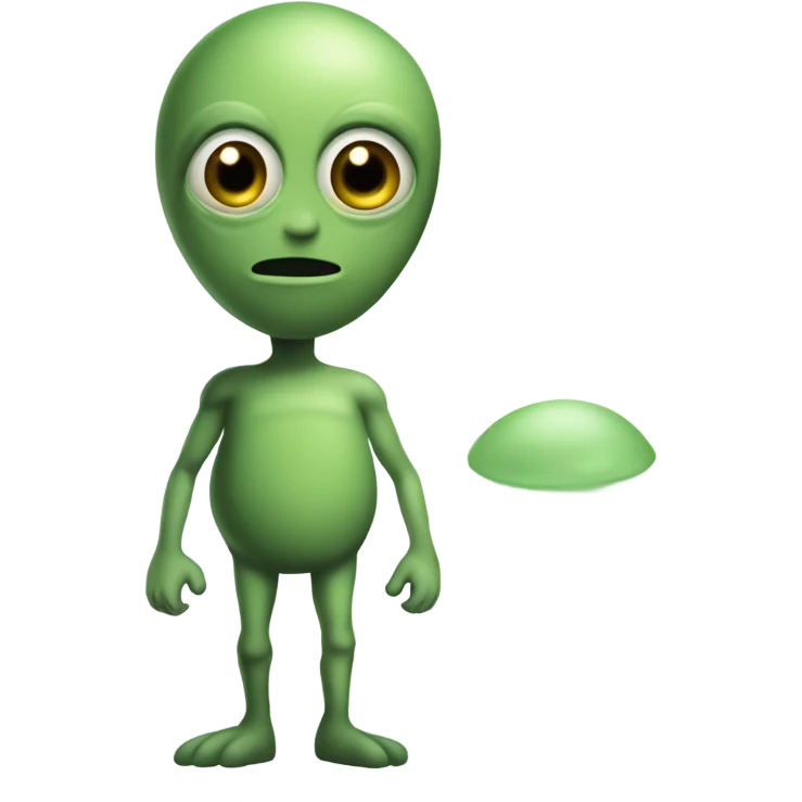 martian full body front view emoji