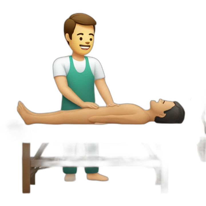 man having a massage emoji