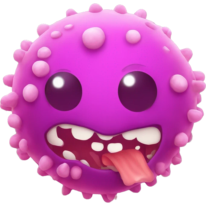 Cute Varicella zoster virus emoji
