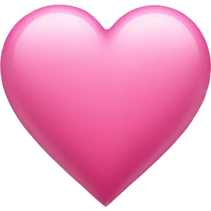 Pink heart emoji