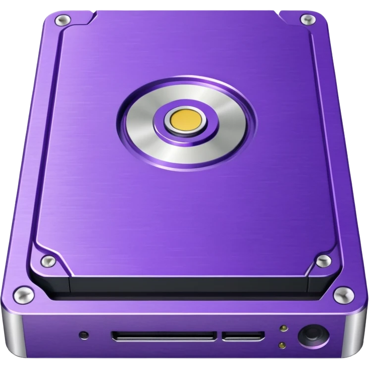 purple hdd drive emoji