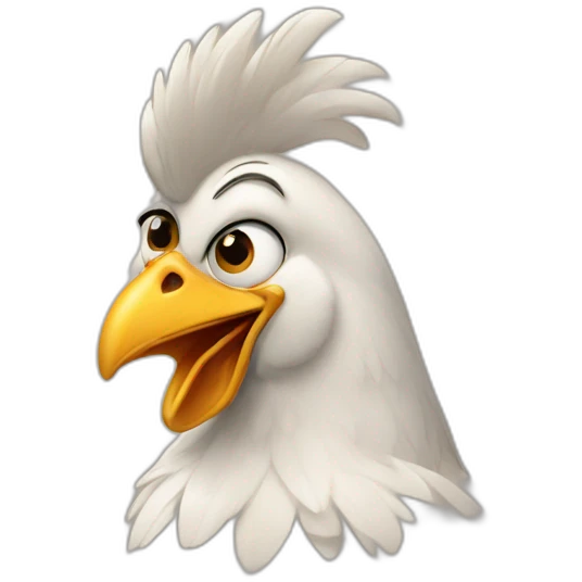 Gallina sonriendo emoji