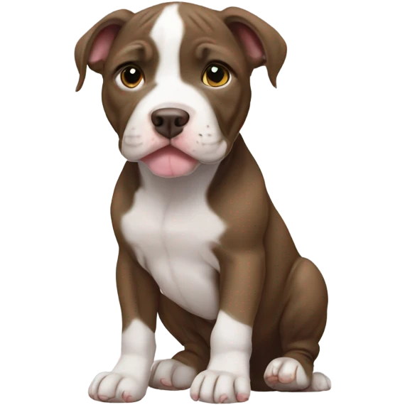 Pitbull puppy  emoji
