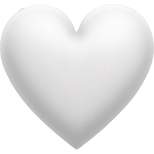 White Heart emoji