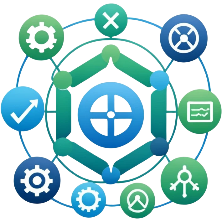 a "becoming a consulting expert" trainning using symbols instead of people emoji