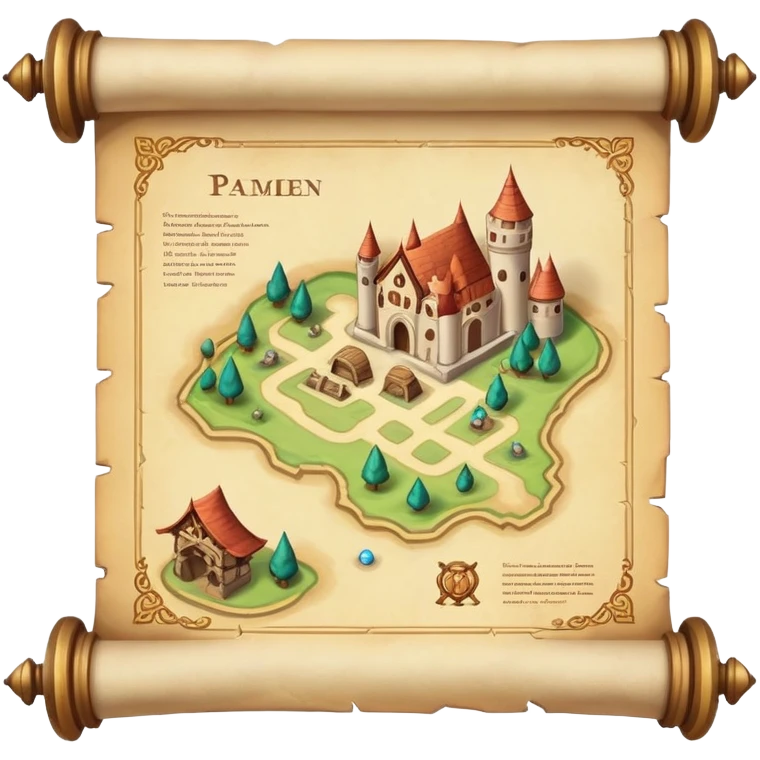rpg map scroll emoji