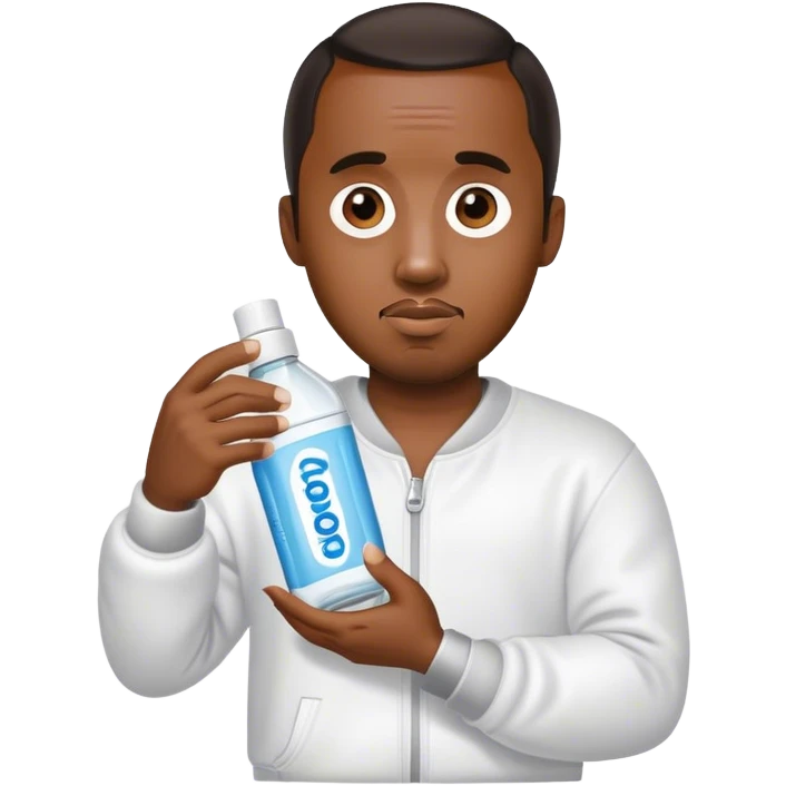 p diddy holding baby oil emoji