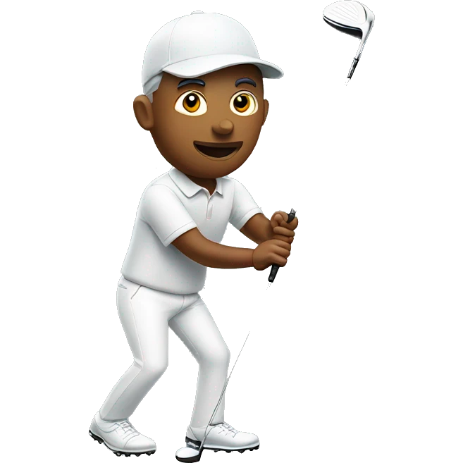 emoji of man playing golf emoji