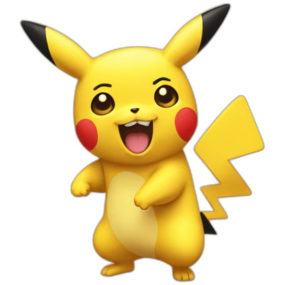 Pickachu Smack emoji