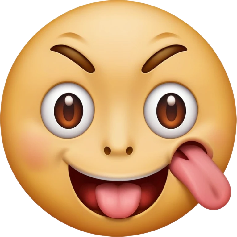 A face emoji with X for eyes and tongue sticking out emoji