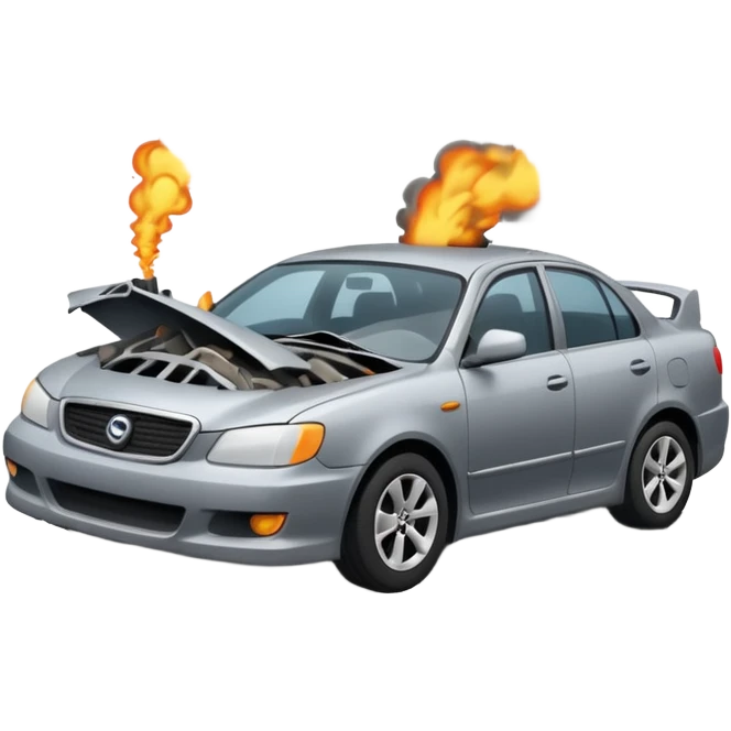 Honda  accidente emoji