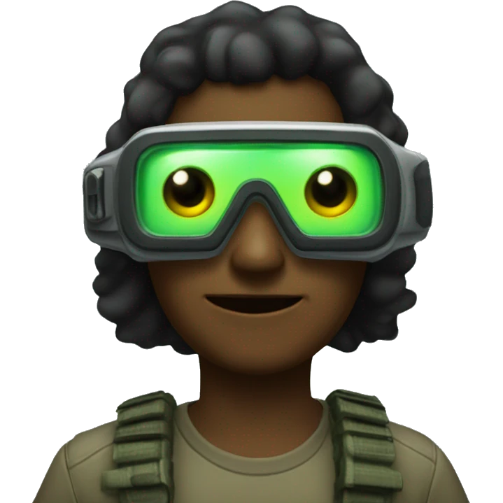 generate me a pair of nightvision goggles emoji