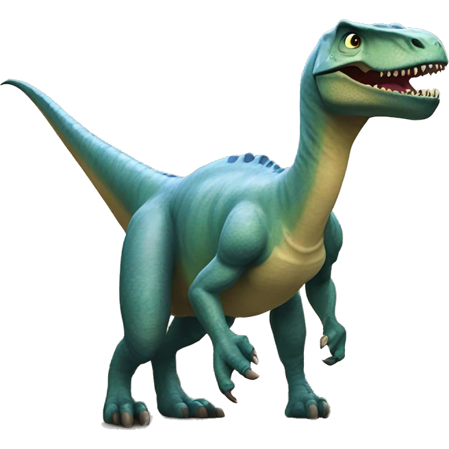 Dinosaurio con gato emoji