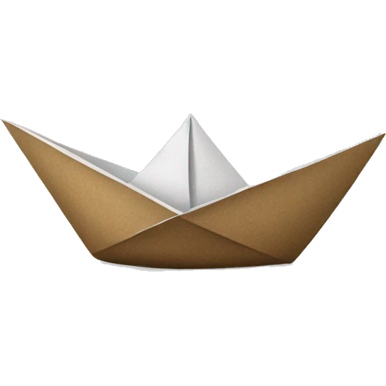 Paper boat emoji