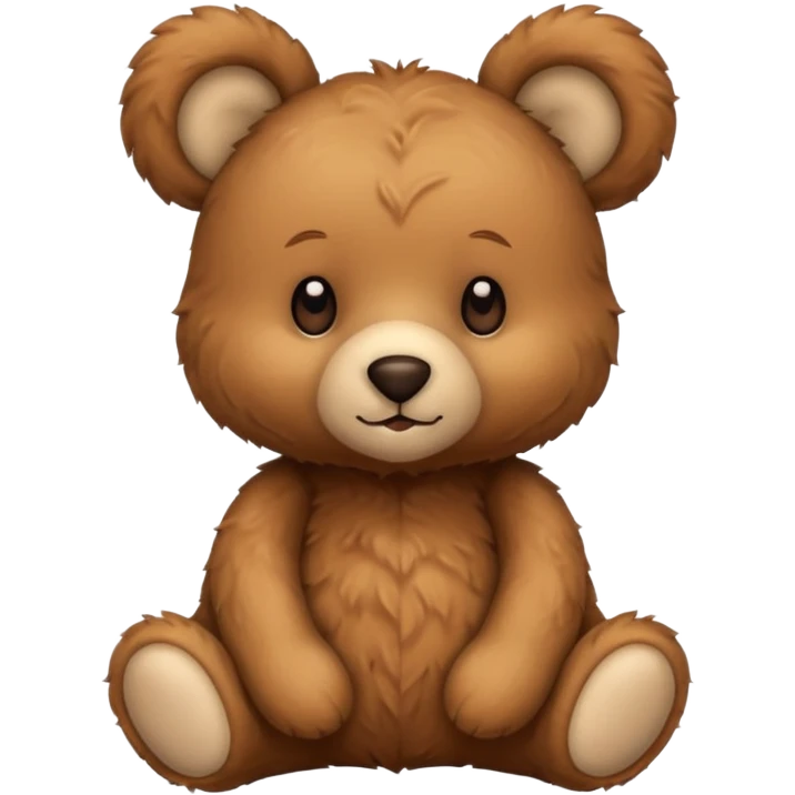 teddy bear with perked ears emoji